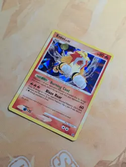 Entei 4/132 Secret Wonders Cracked Ice Lv.43 Holo Rare LP English Pokemon Card✨ - Image 3