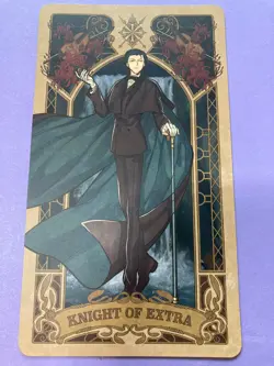 Fate Grand Order FGO 2021 The Knight of Extra Tarot Card Artoria Caster Japanese - Image 1