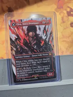 Magic: The Gathering Final Fantasy Clive Ifrit's Dominant Borderless Card 0318 - Image 1