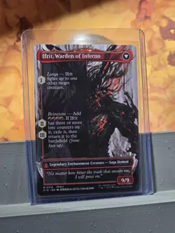 Magic: The Gathering Final Fantasy Clive Ifrit's Dominant Borderless Card 0318 - Image 2