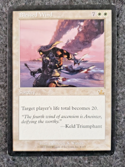 Blessed Wind ~ Magic the gathering Prophecy MTG VLP Card....(DS3D1K8) - Image 1