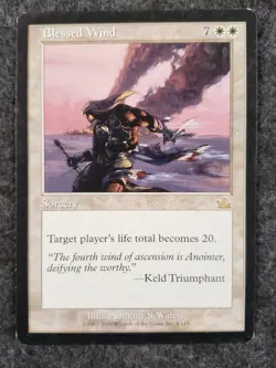 Blessed Wind ~ Magic the gathering Prophecy MTG VLP Card....(DS3D1K8) - Image 5