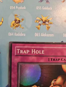 Trap Hole LOB-058 The Legend of Blue Eyes White Dragon 1st Edition card - Image 3