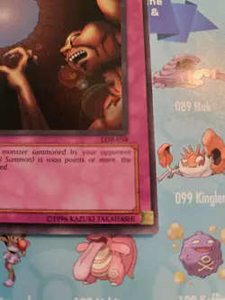 Trap Hole LOB-058 The Legend of Blue Eyes White Dragon 1st Edition card - Image 5