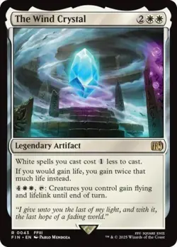 The Wind Crystal - Near Mint MTG Universes Beyond: FINAL FANTASY - Image 1