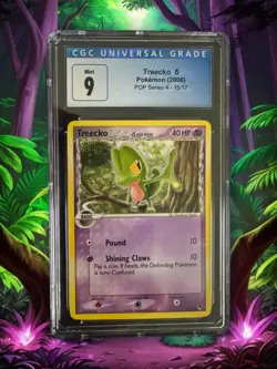 2006 Pokemon POP Series 4 Treecko Delta Species #15 CGC 9 MINT - Image 1