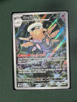 Shedinja 144/132, Mega Evolution, Pokemon TCG, Illustration Rare Full Art Holo - Image 2
