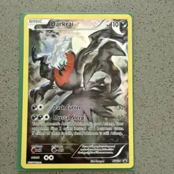 Pokemon TCG Darkrai EX XY114 Black Star Promo Holo Full Art LP - Image 1