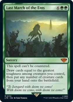 Last March of the Ents -Foil Near Mint MTG - Image 1