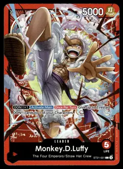 2025 One Piece Alternate Art 5000 Monkey. D.Luffy #ST21-001 - Image 1