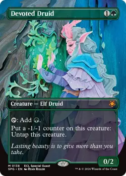 Devoted Druid FOIL Special Guests NM Creature Mythic Rare MAGIC CARD ABUGames - Image 1