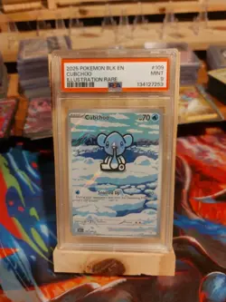 Pokemon Card Cubchoo Full Art PSA Graded 9 - Image 1