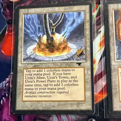 Magic the Gathering, Lot of 3 Urza's Tower, Antiquities Edition, MTG - LP+ - Image 2