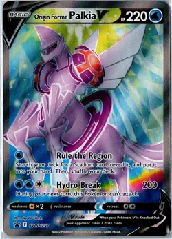 Pokemon Card - Origin Forme Palkia V Sword & Shield Promo SWSH253 Promo Holo MP - Image 1