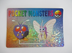 1999 POKEMON VENDING CARD Holo Prism #1215 Venomoth Pocket Monsters - Image 1