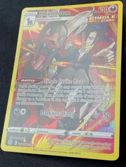 Pokemon Card - Houndoom TG10 Full Art HOLO Ultra RARE -SWSH09 Brilliant Stars NM - Image 3
