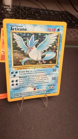 Articuno Fossil 2/62 - Unlimited Holo Rare Card - Pokemon Card TCG - LP/MP - Image 2