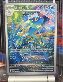 Pokemon Frogadier 089/086 Full Art Holo Card 2026 Nintendo English - Image 1