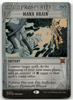 Mana Drain #11 (Foil) (NM) Thunder Junction OTP Magic MTG - Image 1