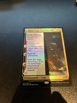 FOIL NM ​Hidetsugu Consumes All /Vessel of the All-Consuming Kamigawa Neon - Image 1