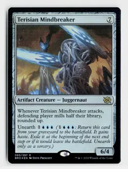 Terisian Mindbreaker R The Brothers' War 83 NM FOIL - Image 1