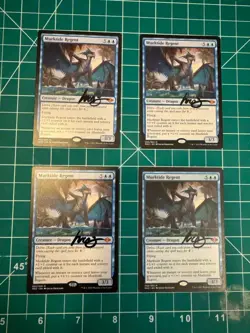 4x SIGNED Murktide Regent Modern Horizons 2 Regular NON FOIL - Image 1