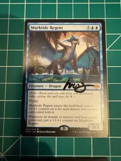 4x SIGNED Murktide Regent Modern Horizons 2 Regular NON FOIL - Image 4