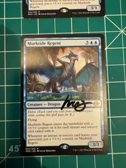 4x SIGNED Murktide Regent Modern Horizons 2 Regular NON FOIL - Image 5