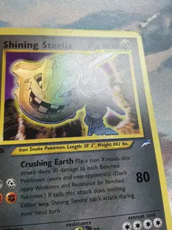 Pokemon Shining Steelix 1st Edition Neo Destiny 112/105 MP Free Shipping - Image 5