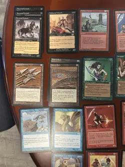 MTG Vintage Lot - Castle Sengir, Withered Wretch, Peregrine Drake, Old Frame - Image 2