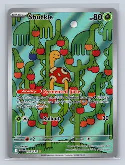 Shuckle 136/132 Illustration Rare Mega Evolution Pokemon NM - Image 1