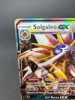 Solgaleo GX 89/149 - Sun & Moon Base Set - Holo Ultra Rare Pokemon Card NM - Image 3
