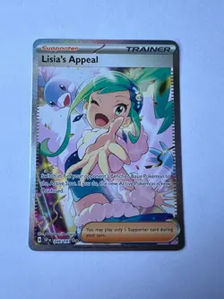 Pokemon Lisia's Appeal 246/191 Sv08: Surging Sparks Holo Pack Fresh Mint - Image 1