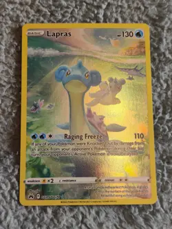 Pokemon TCG Lapras GG05/GG70 Crown Zenith Galarian Gallery *NEAR MINT* - Image 1