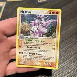 Nintendo Pokemon TCG Nidoking 8/112 Holo Rare FireRed & LeafGreen English 120 HP - Image 1