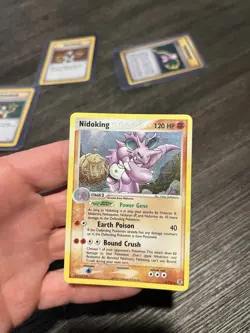 Nintendo Pokemon TCG Nidoking 8/112 Holo Rare FireRed & LeafGreen English 120 HP - Image 2