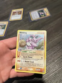 Nintendo Pokemon TCG Nidoking 8/112 Holo Rare FireRed & LeafGreen English 120 HP - Image 3