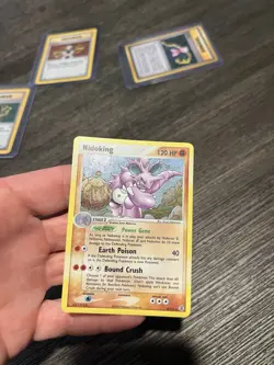 Nintendo Pokemon TCG Nidoking 8/112 Holo Rare FireRed & LeafGreen English 120 HP - Image 4