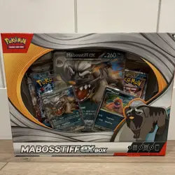 Pokemon TCG Mabosstiff ex Box Promo Oversized 3 Cards English - Image 1