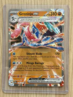 Holo Greninja ex - 106/167 Double Rare Twilight Masquerade Pokemon TCG - Image 1