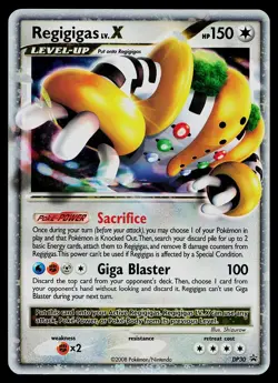 Pokemon Card - Regigigas LV.X Diamond and Pearl Promos DP30 Holo Promo - Image 1