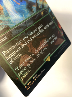 MTG Aerith's Curaga Magic (Rainbow Foil) Secret Lair Final Fantasy 1872 LP - NM - Image 2