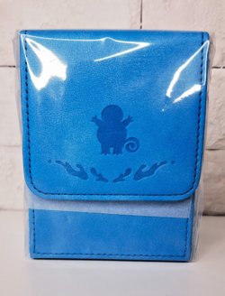 Pokemon TCG Squirtle Single Deck Box - Blue - PU Leather - China Exclusive - New - Image 1