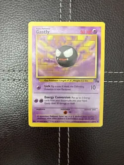 Pokemon TCG - Gastly - 33/62 - Unlimited Fossil - MP/LP Uncommon (1999) - Image 1