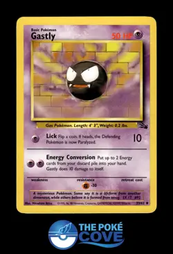 Gastly 33/62 | Fossil | Pokemon Uncommon | HP - Image 1