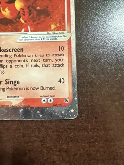 Magmar EX 100/109 Pokemon TCG Ruby & Sapphire HP/DMG - Image 4