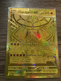 2026 Pokemon Perfect Order Mega Zygarde Ex Gold 124/088 Hyper Rare NM/Mint - Image 1