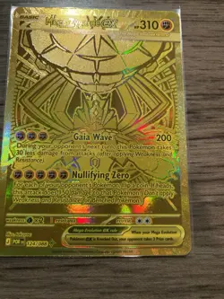2026 Pokemon Perfect Order Mega Zygarde Ex Gold 124/088 Hyper Rare NM/Mint - Image 4