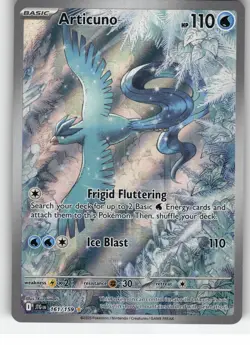 Articuno 161/159 Illustration Rare Journey Together Pokemon Near Mint - Image 1
