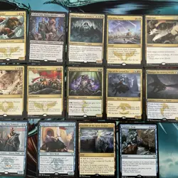 MTG MIX. 14 CARDS YELLOW RARE ￼LOT MINT NEVER PLAYED 00001 Lot - Image 1